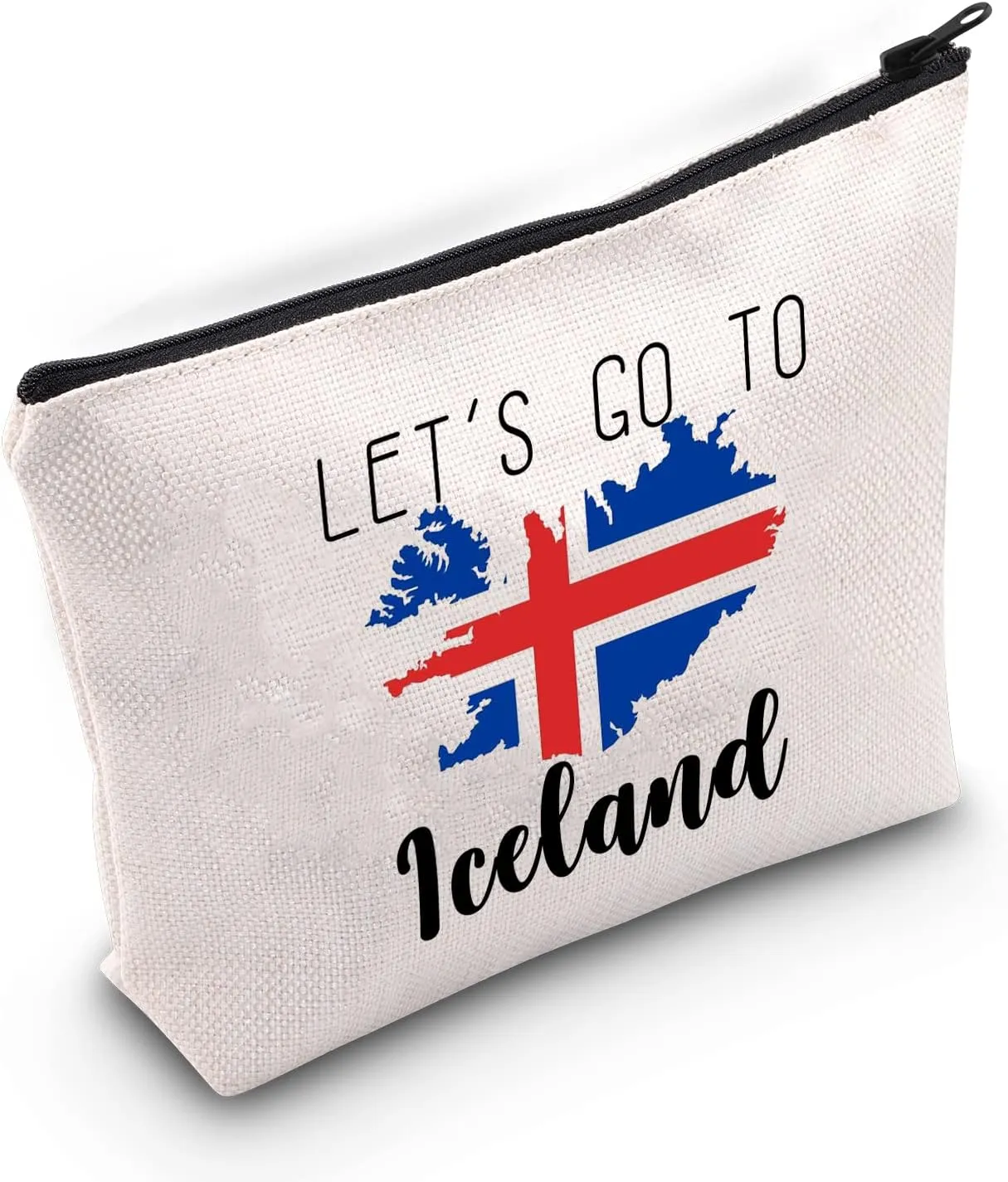 ZJXHPO Iceland Trips Journal, Makeup Bag & Vacation Souvenir